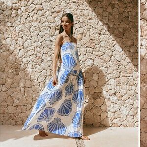 Bette Dress Seashell - Sabo Skirt - DRY CLEANED WORE ONCE